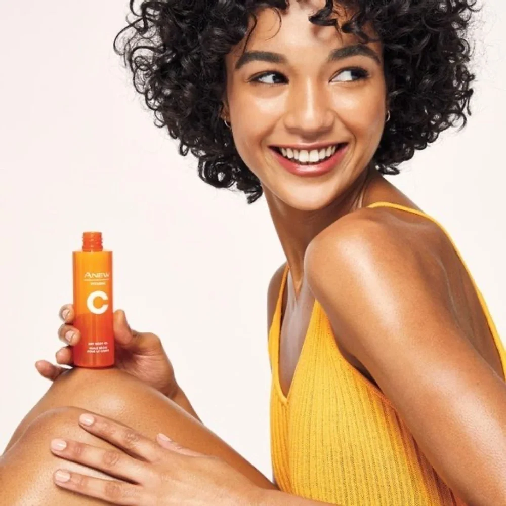 *AVON* Anew Vitamin C Dry Body Oil Size 3.4 fl.oz.